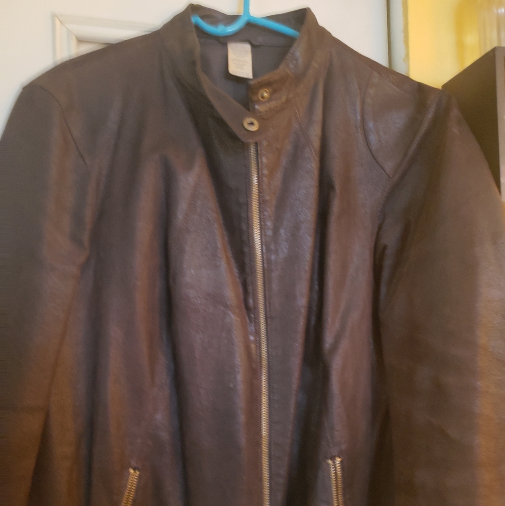 Leather jacket